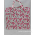 PE woven shopping bag with laminated export to Japan